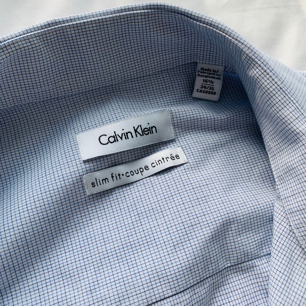 Calvin Klein Slim Fit Dress Shirt - Picture 3 of 4